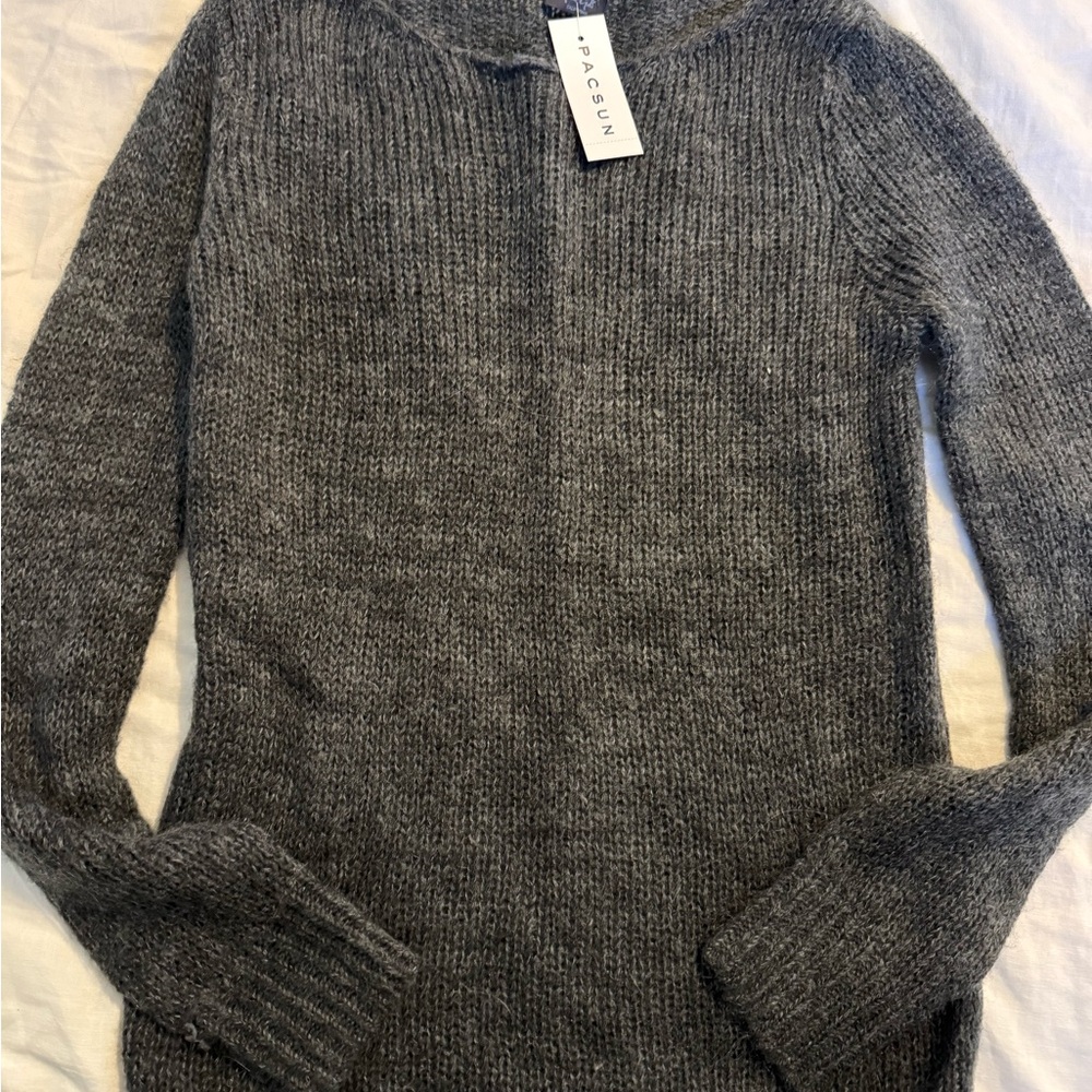PacSun John Galt Charcoal Women's Knit Sweater